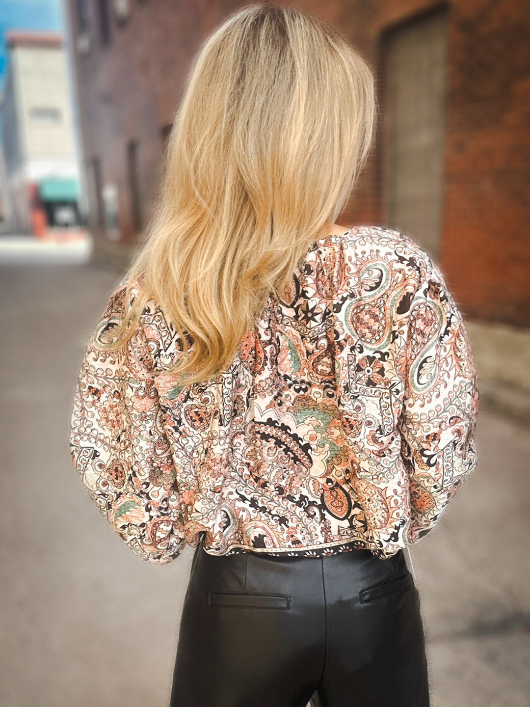 Bishop + Young Maude Bubble Sleeve Top