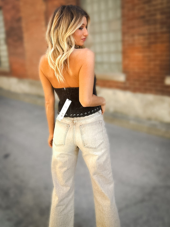 Joes Jeans The Margot Crop in Washed Tannin