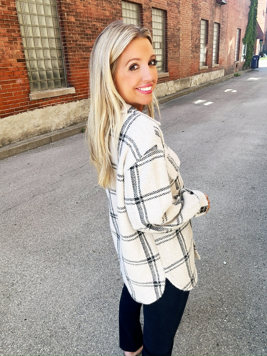 Z Supply Plaid Trucker Jacket