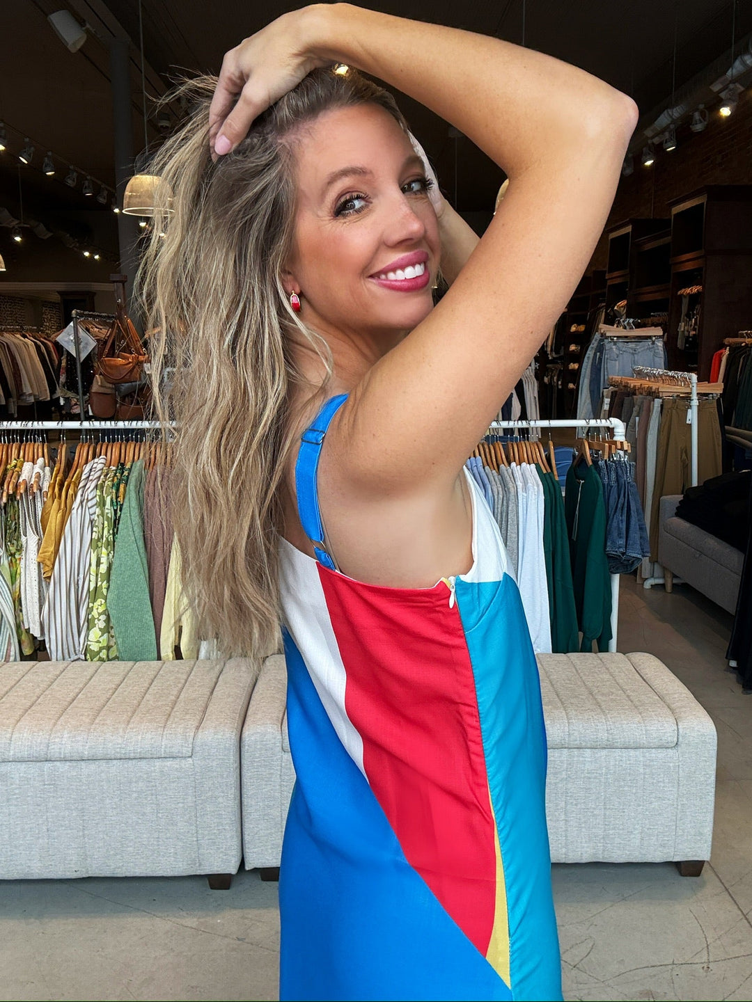 Striking Stripes Maxi Dress