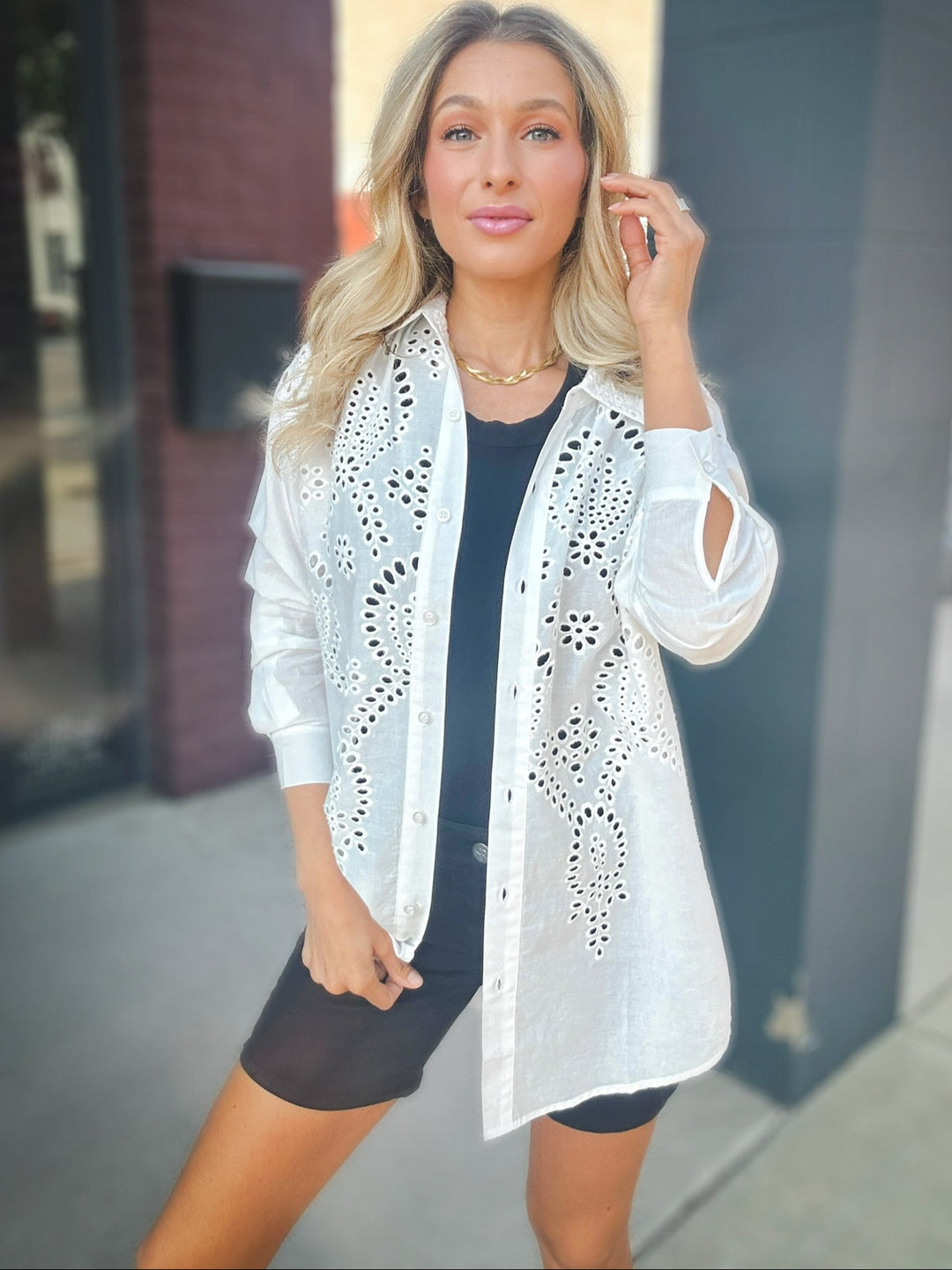 Renuar Subtle Statement Blouse