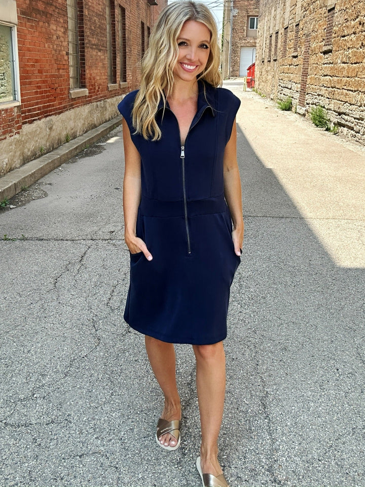 Navy Intentions Dress