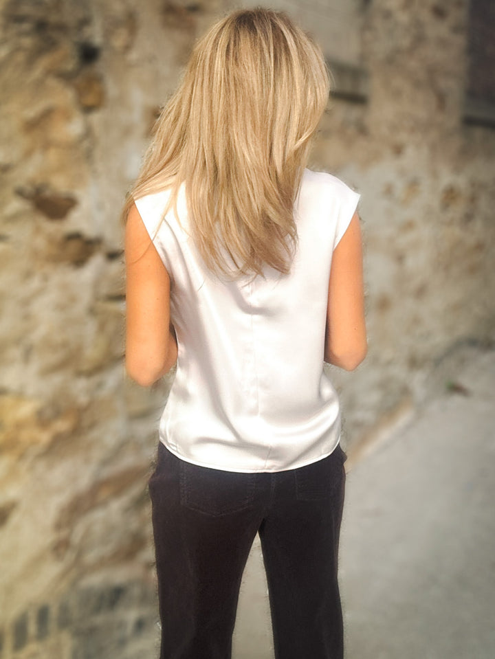 Spanx Sleeveless Cowl Neck Top