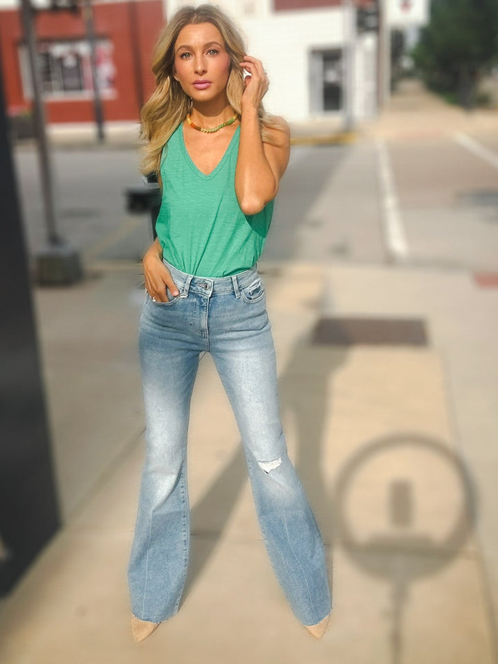 Warp + Weft Mia Flare in Beach Walk