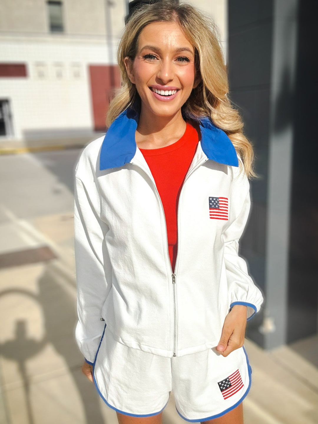 Sadie & Sage Peace and Patriotism Jacket