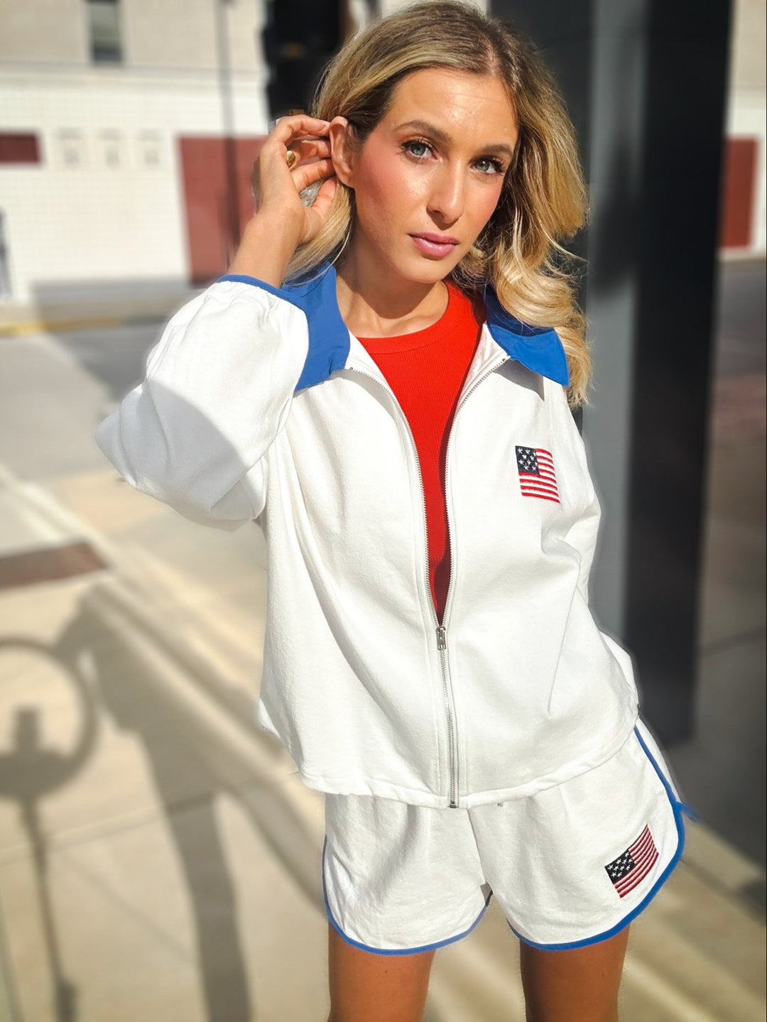 Sadie & Sage Peace and Patriotism Jacket
