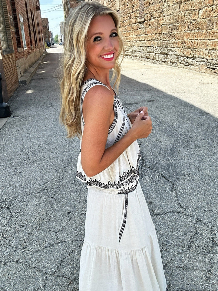 Saltwater Luxe Jaelynn Midi Skirt