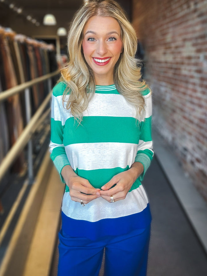 Renuar Sensational Stripes Top