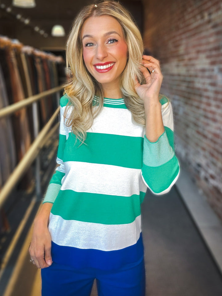 Renuar Sensational Stripes Top