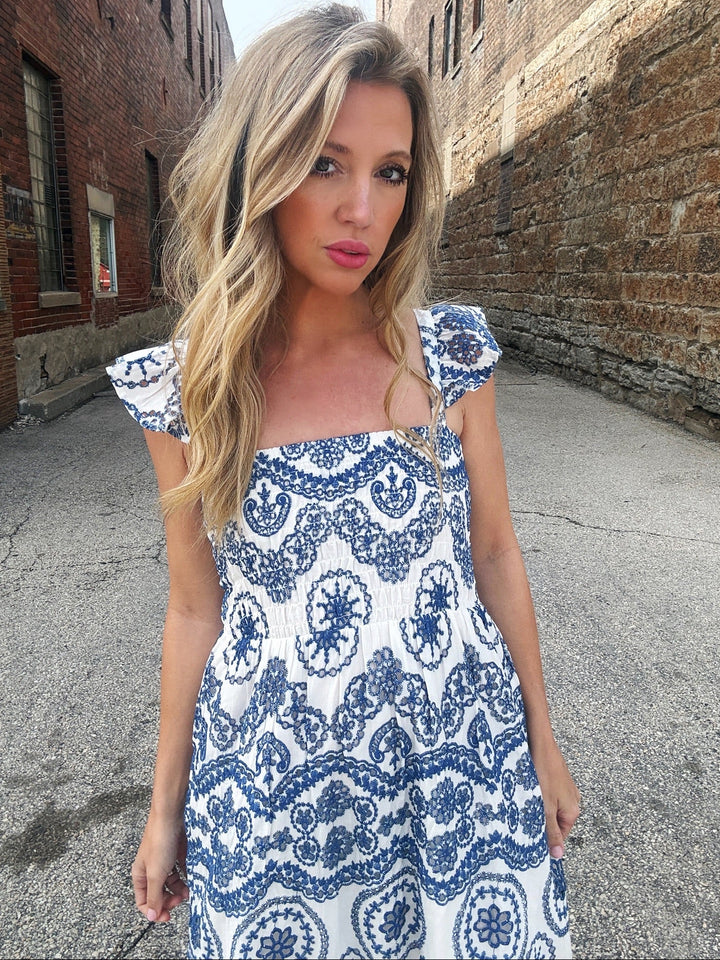 Dex Playful Paisley Dress