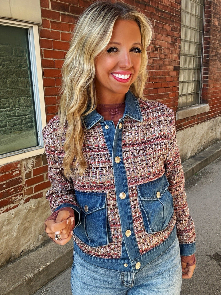 Tribal Contrast Couture Jacket