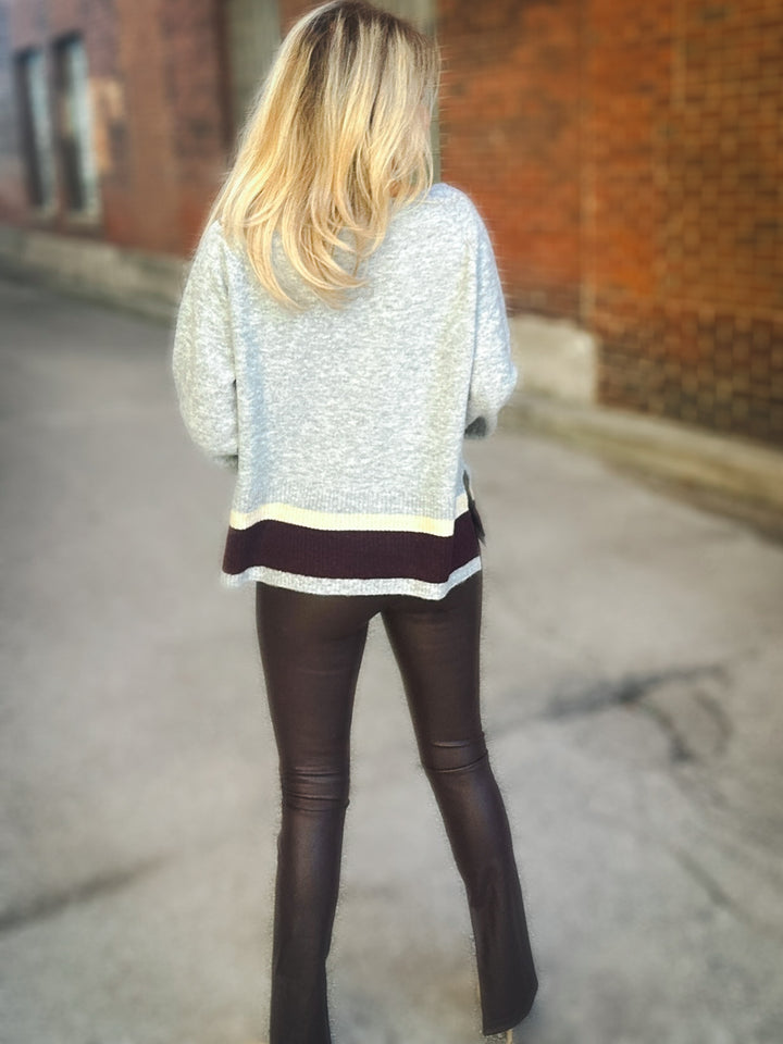 Spanx Leather-Like Front Slit Skinny