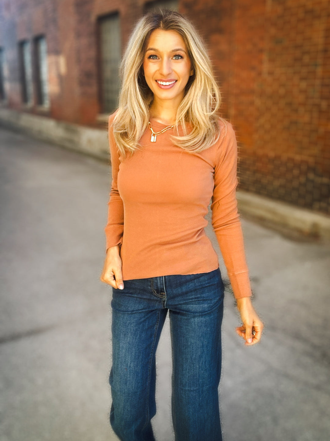 Bobi The Core Crew Long Sleeve Tee