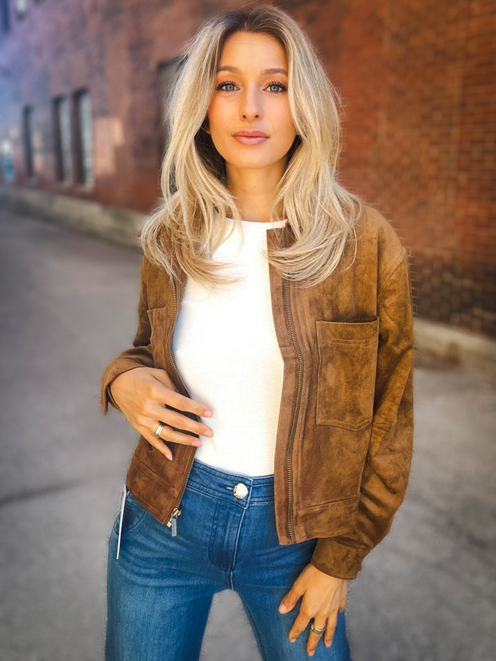 Z Supply Heritage Suede Jacket