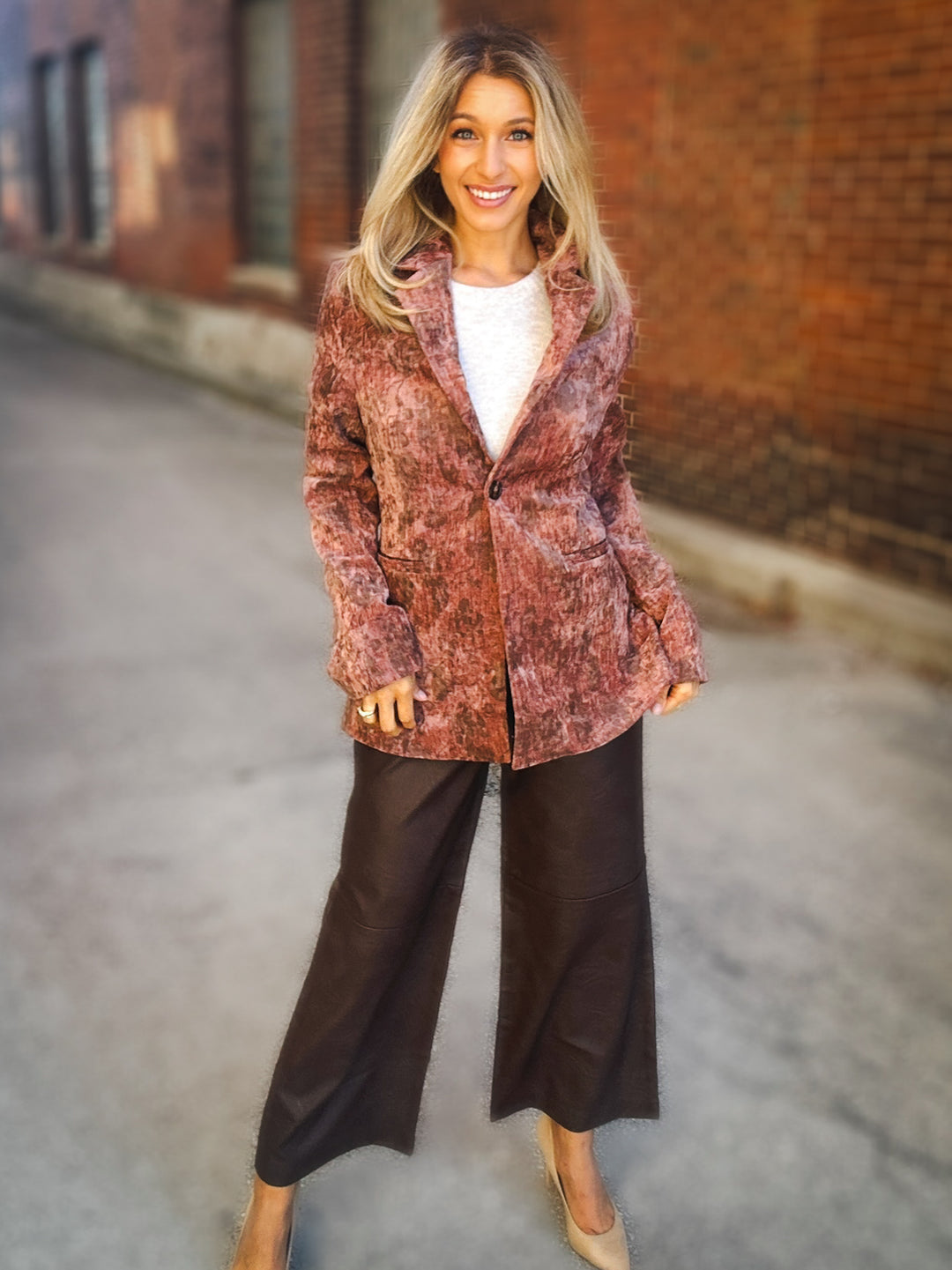 Karen Kane Modern Muse Faux Leather Pants