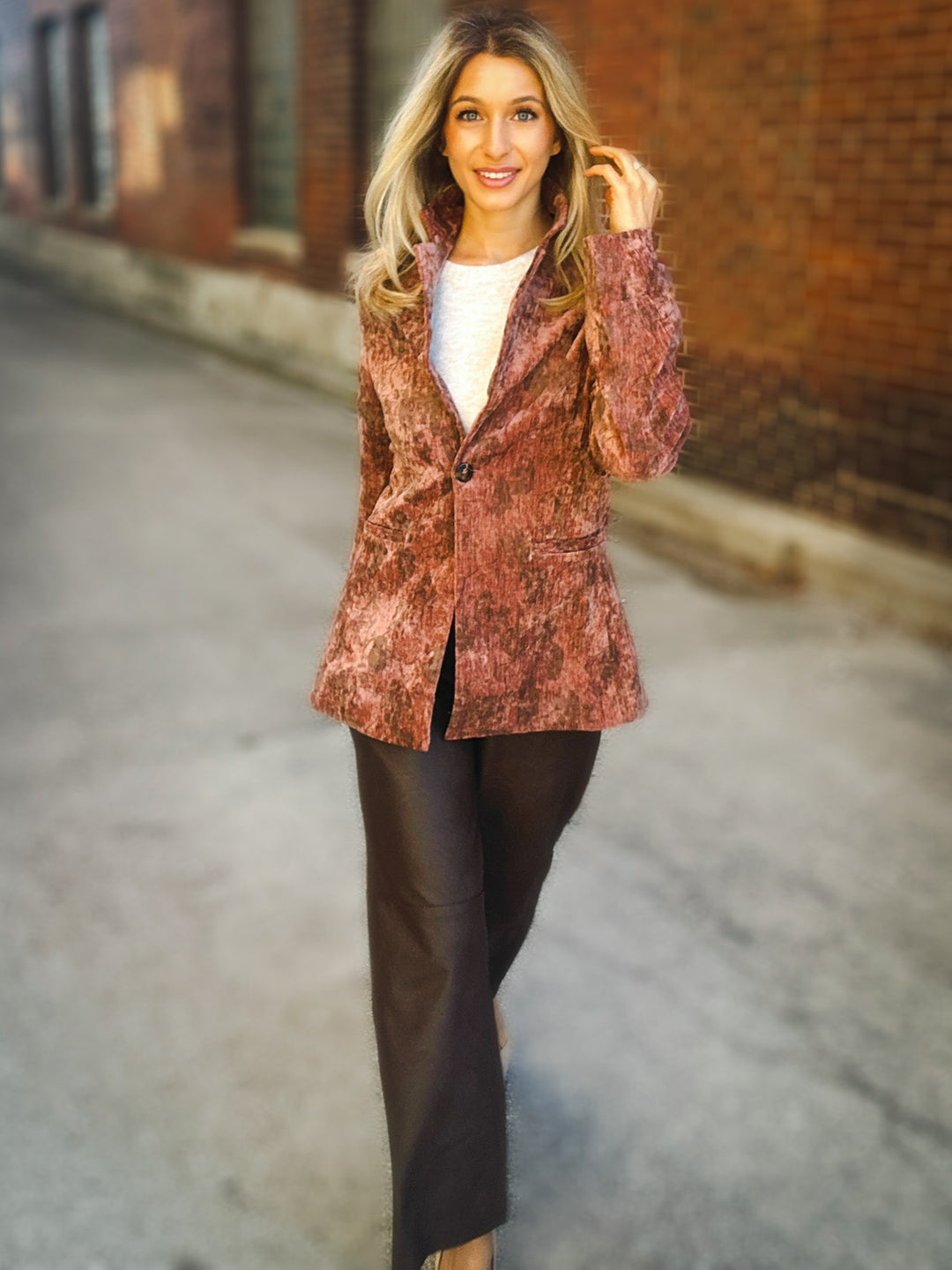 Karen Kane Modern Muse Faux Leather Pants