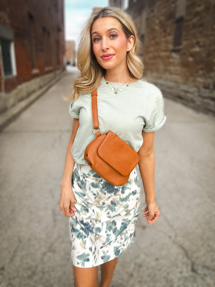 Renuar Painted Petals Skort