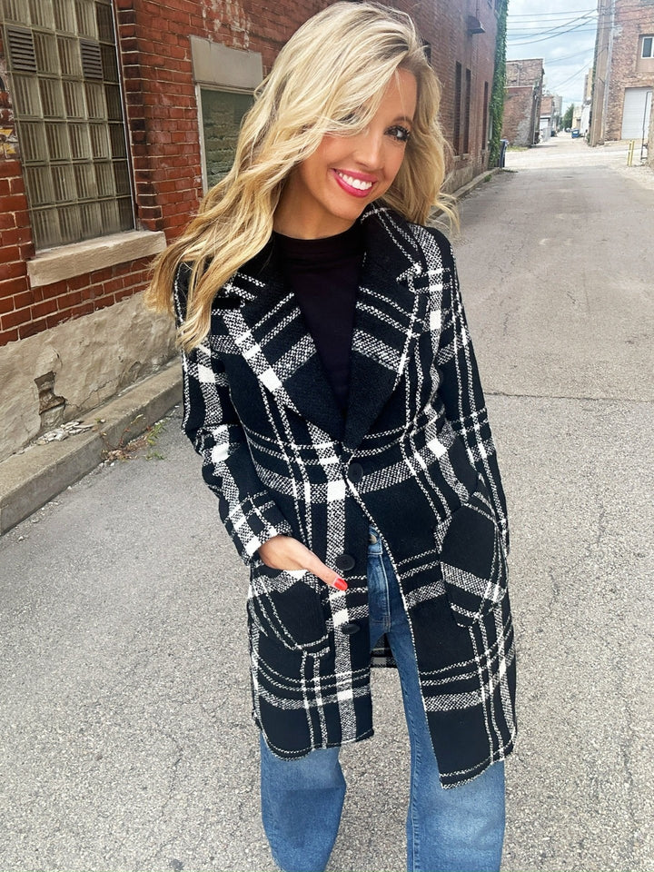 Tribal Cool Perfection Boucle Duster Coat