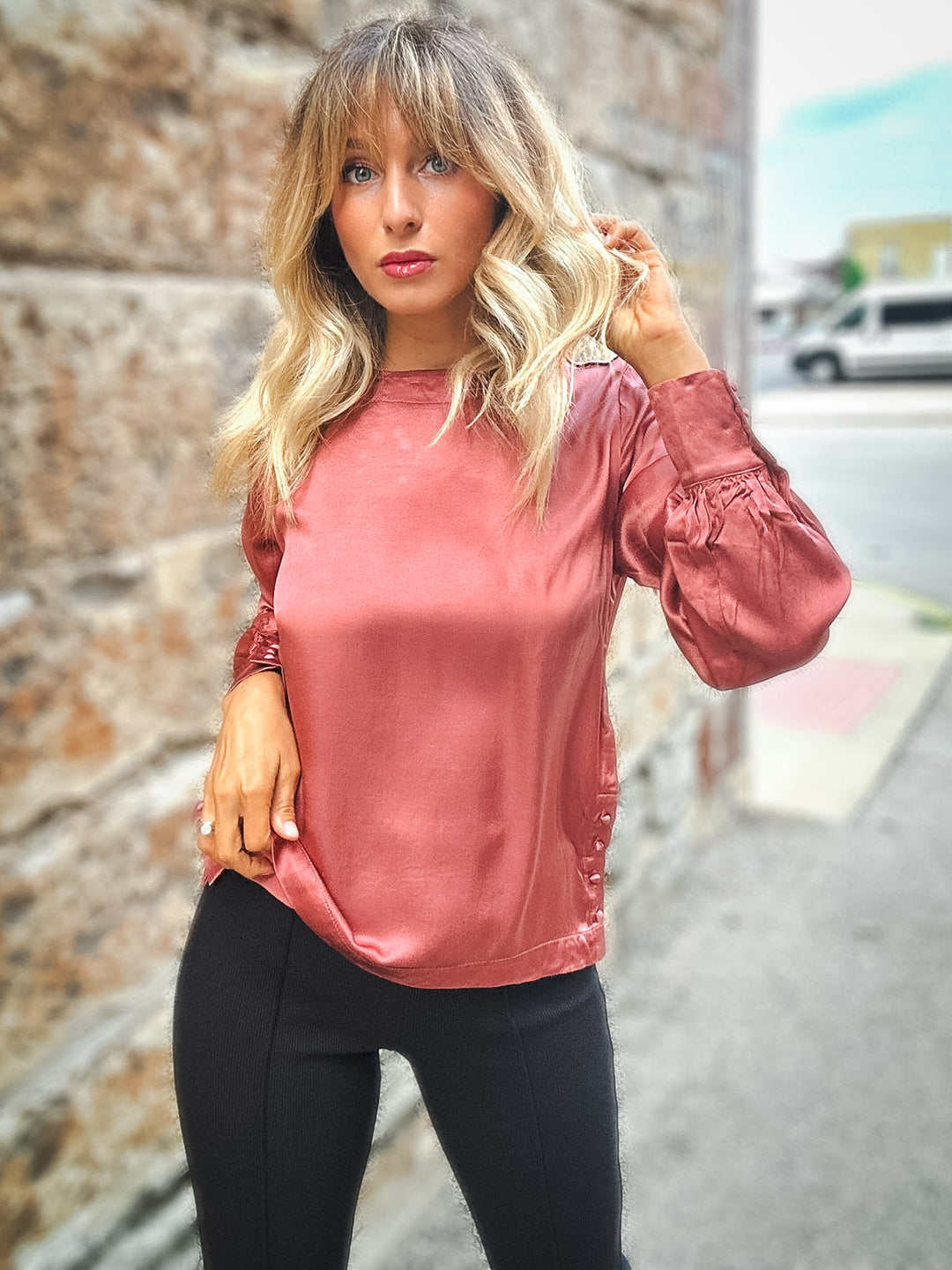 Bobi Copper Muse Top