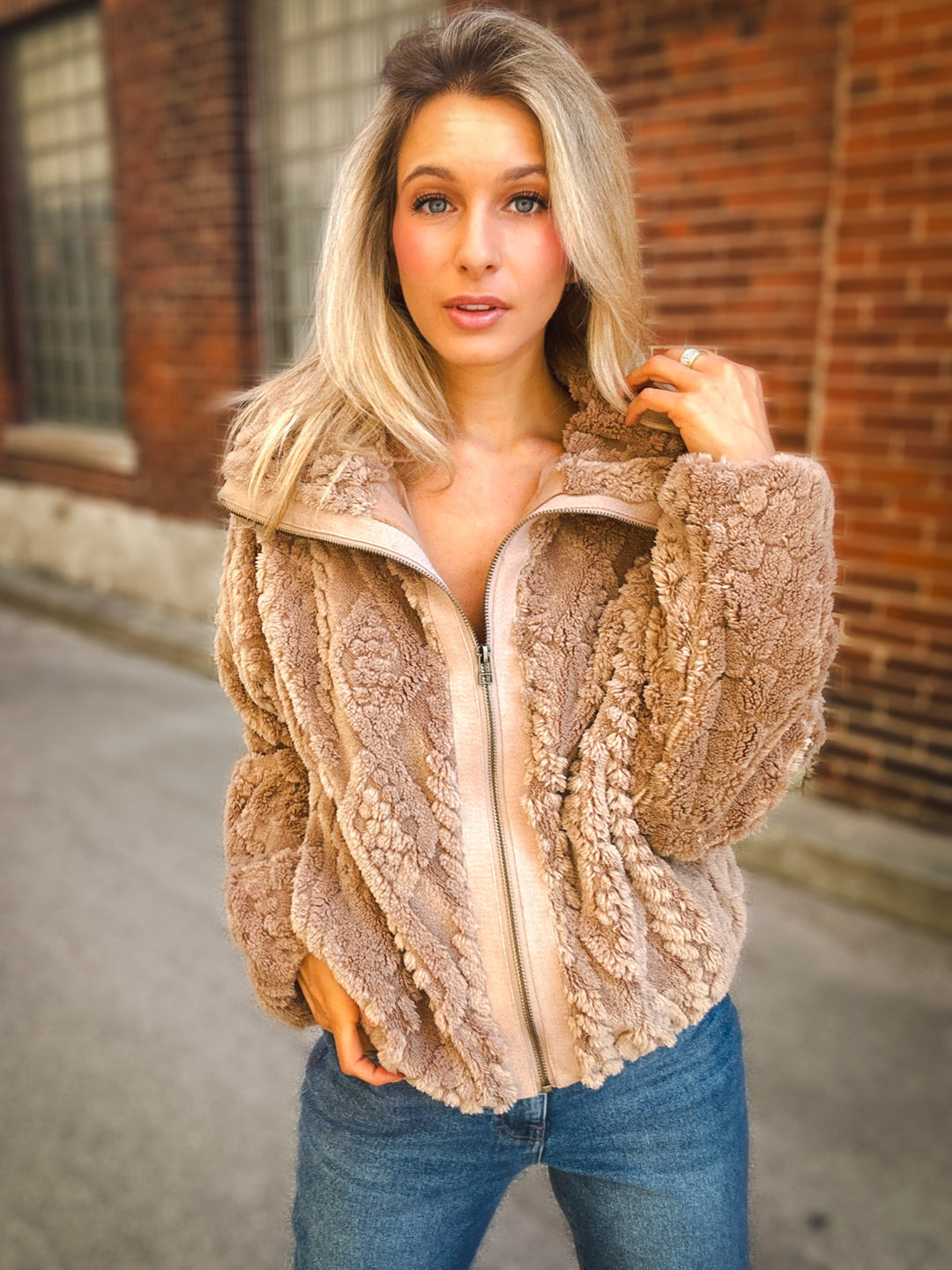 Dylan So Cozy Cable Jacket