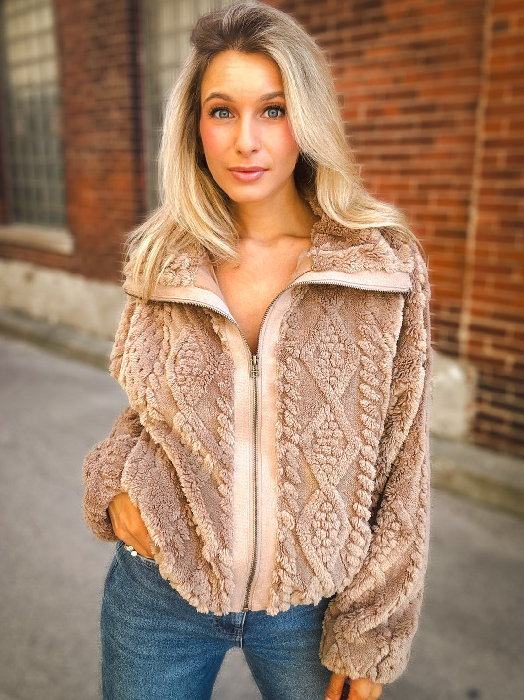 Dylan So Cozy Cable Jacket