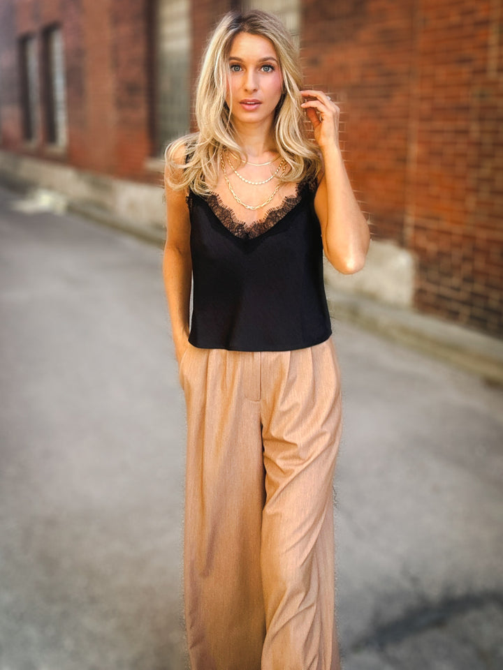 Z Supply Uma Lace Satin Cami