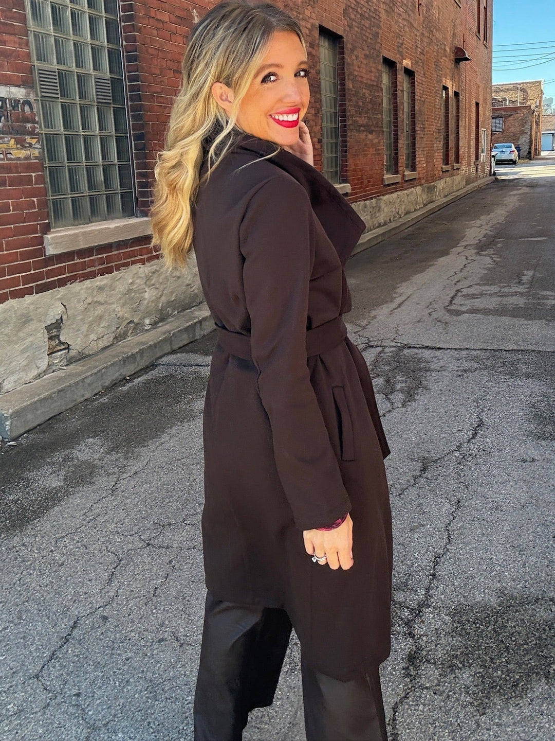 Sage The Label Tati Belted Coat