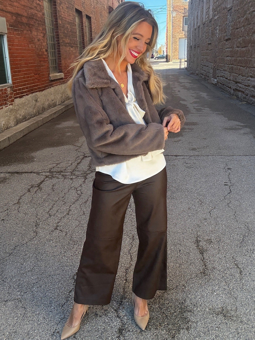 Sadie & Sage Penelope Faux Fur Coat