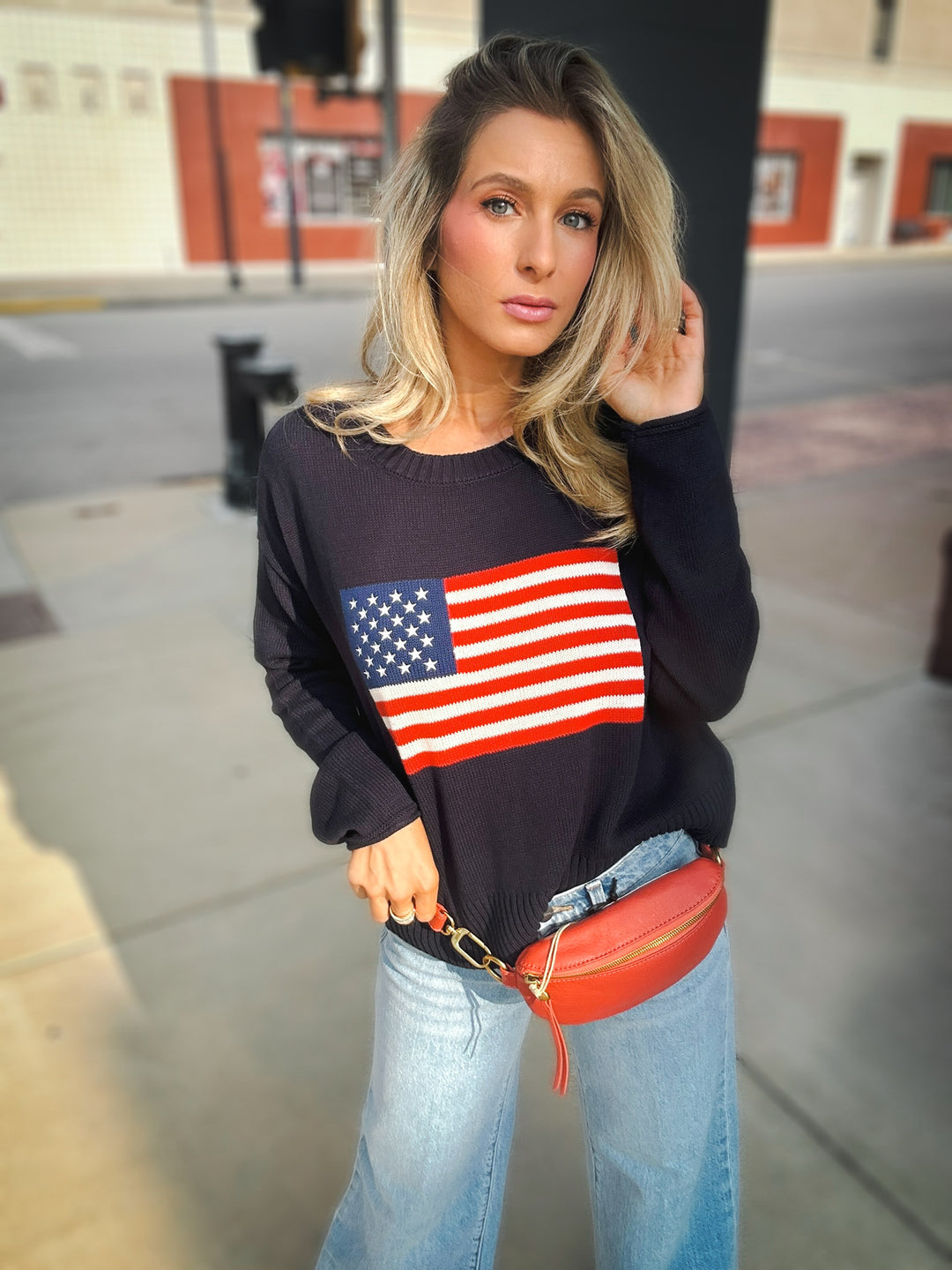Z Supply Sienna Patriot Sweater