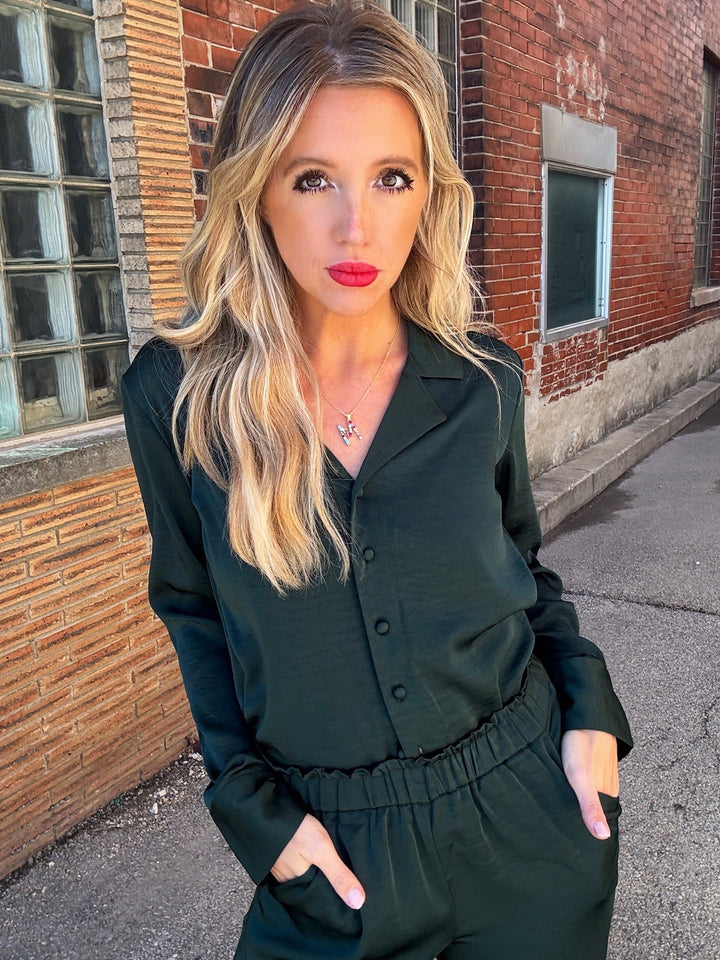 Z Supply Ana Satin Top