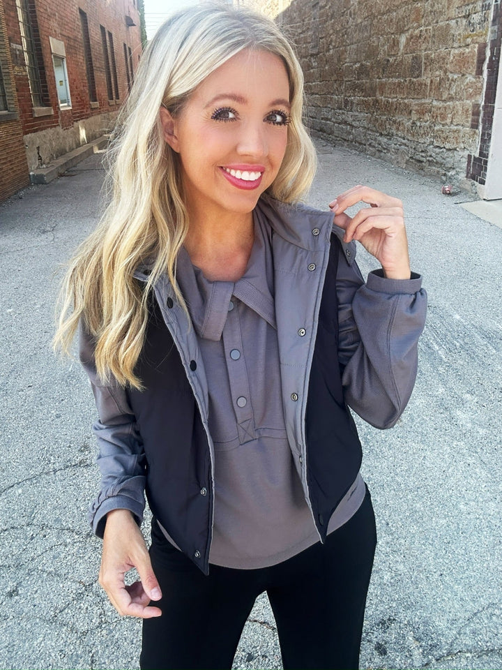 Thrive Societe Irresistible Attitude Reversible Puffer Vest