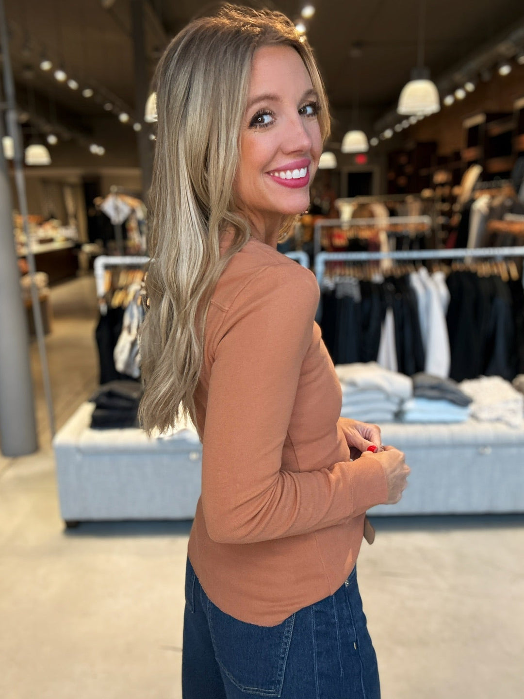 Bobi The Core Crew Long Sleeve Tee