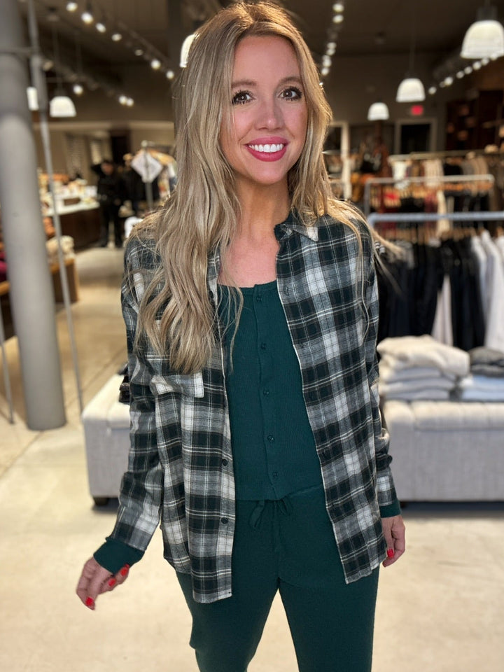 Z Supply River Plaid Button Up