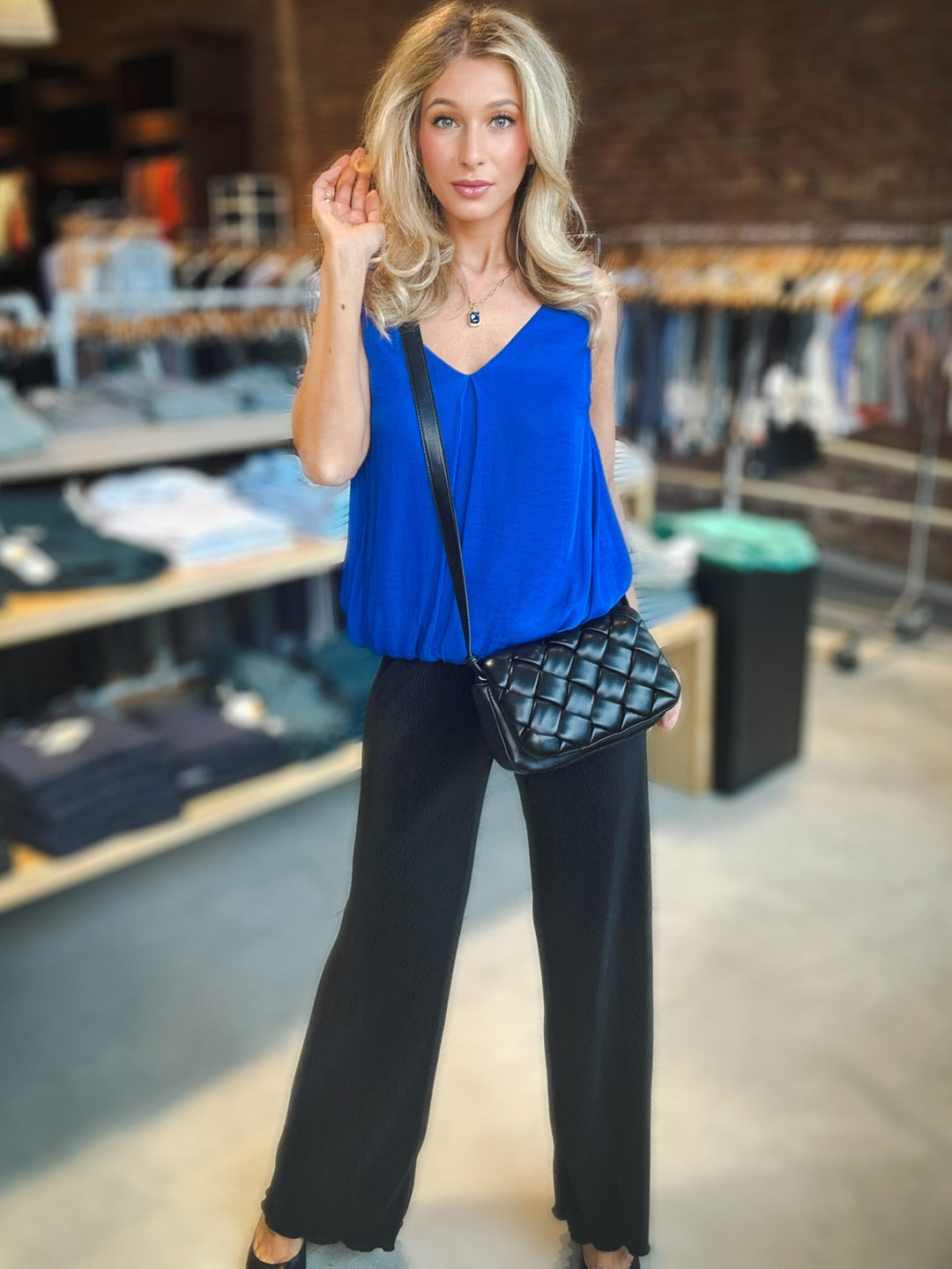 Sleek Flirtation Top