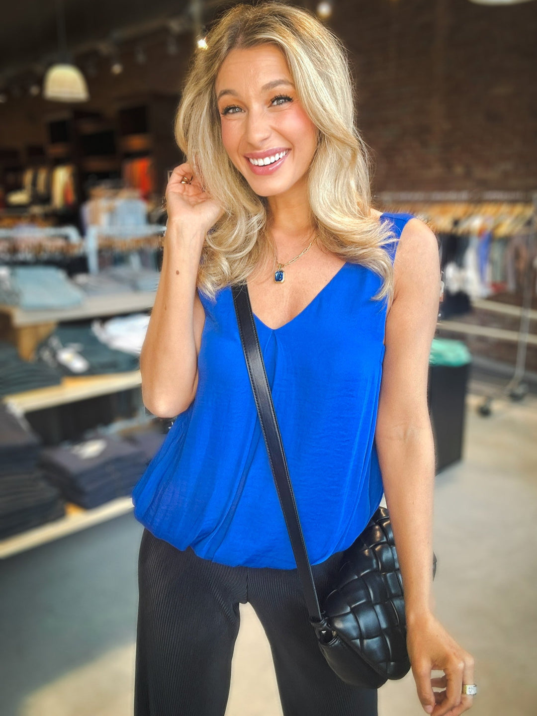 Sleek Flirtation Top