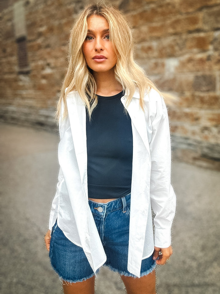 Z Supply Elevated Poplin Button Up Top