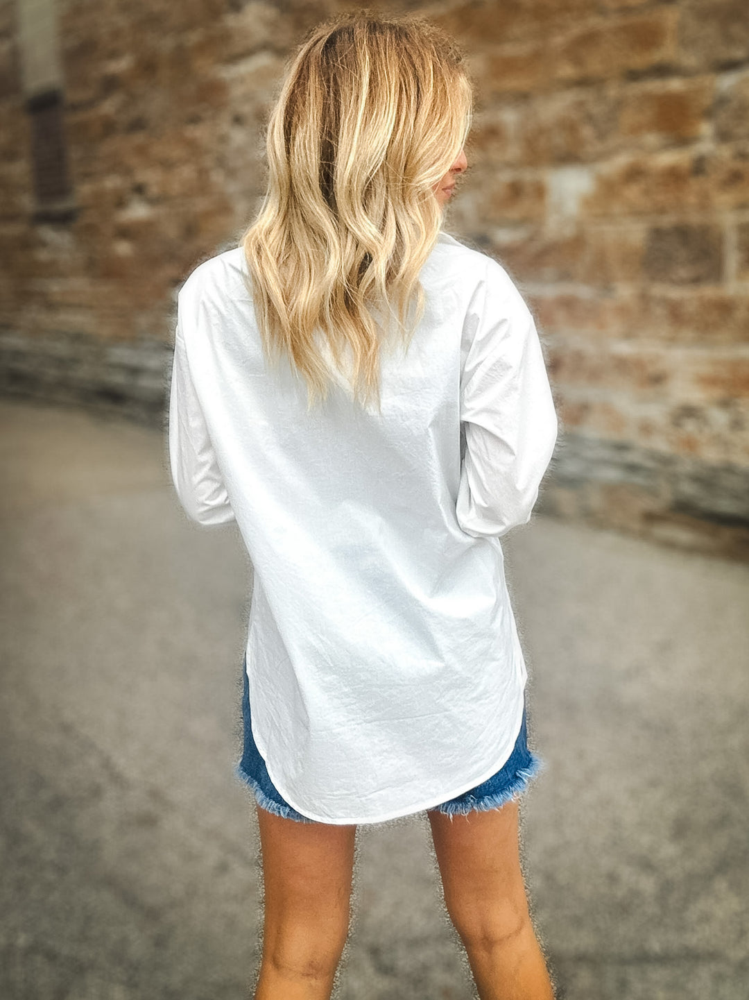 Z Supply Elevated Poplin Button Up Top