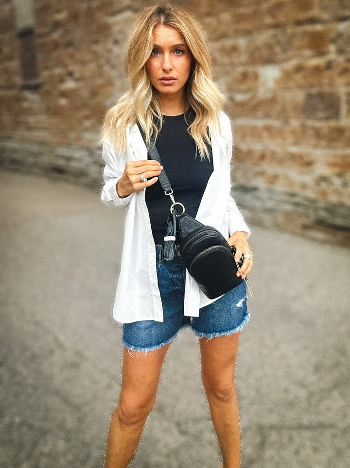 Z Supply Elevated Poplin Button Up Top