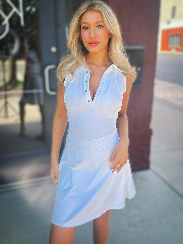 MPG Vital Sleeveless Polo Dress