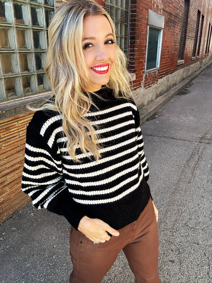 LUCCA Stripe Season Sweater