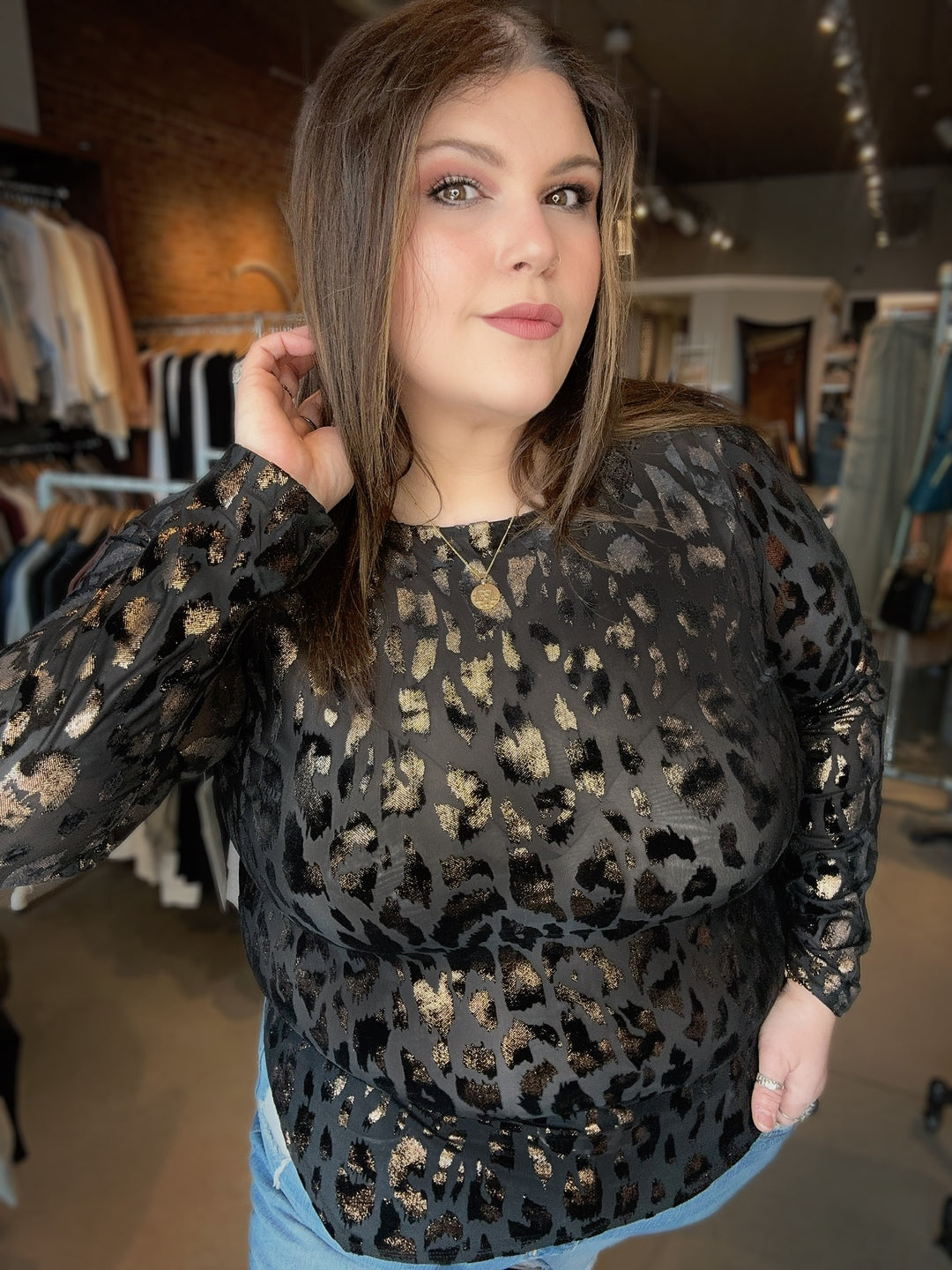 Karen Kane Wild One Asymmetric Top