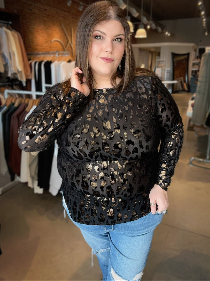 Karen Kane Wild One Asymmetric Top