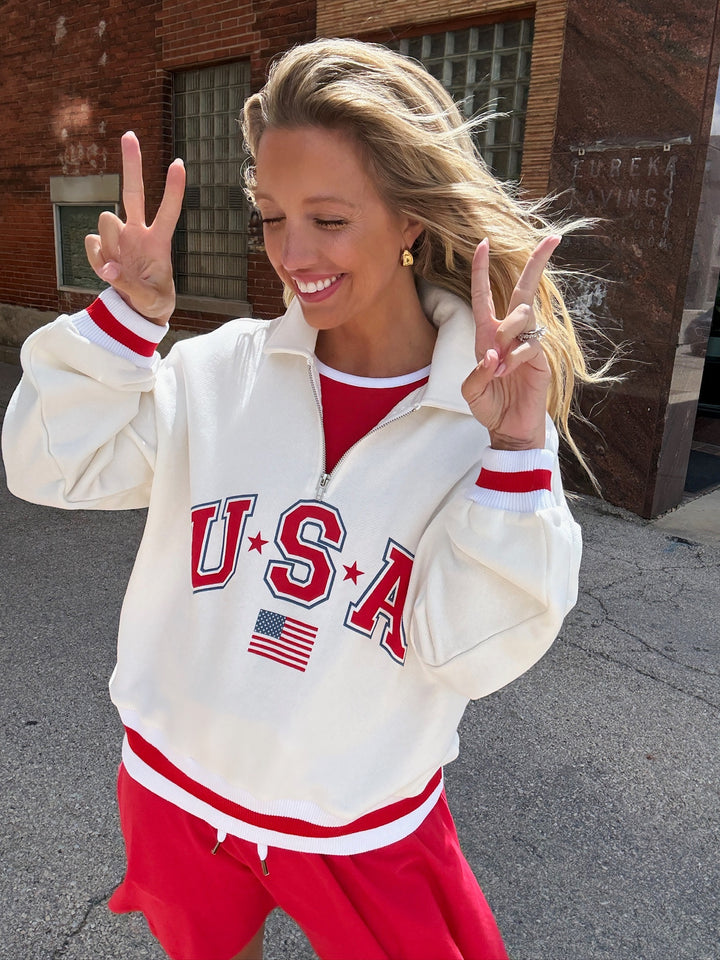 Chaser USA Quarter Zip