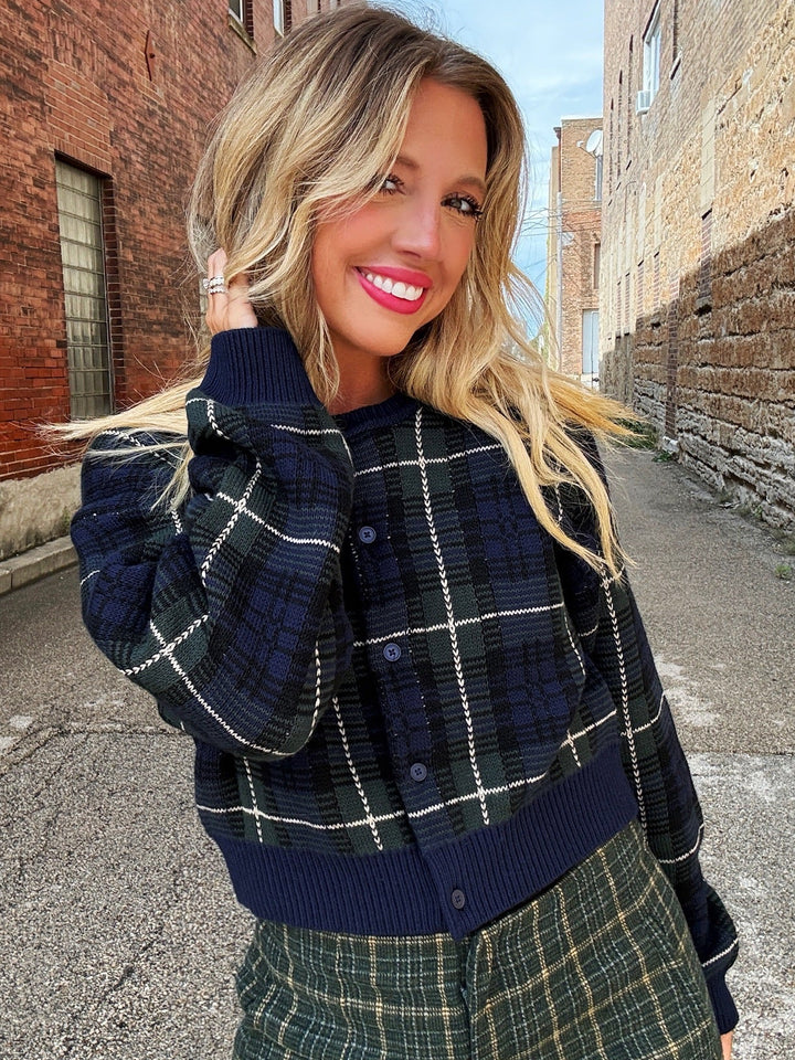 Good American The Jacquard Cardigan