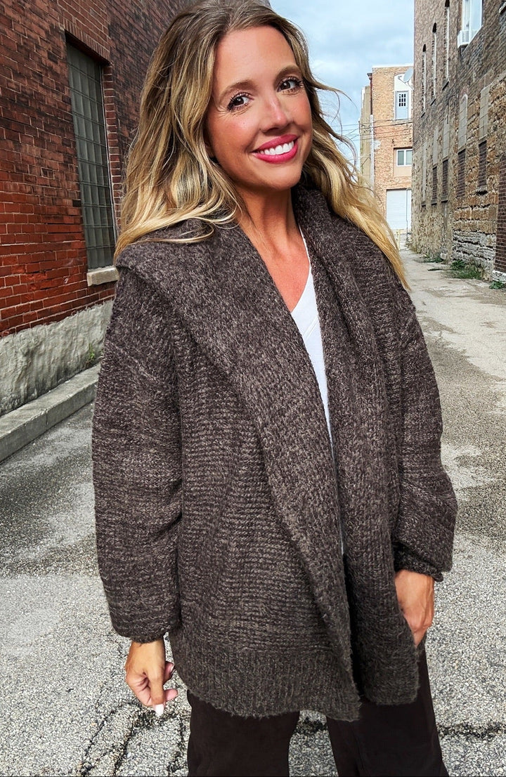 Free People Thistle Hooded Cardi