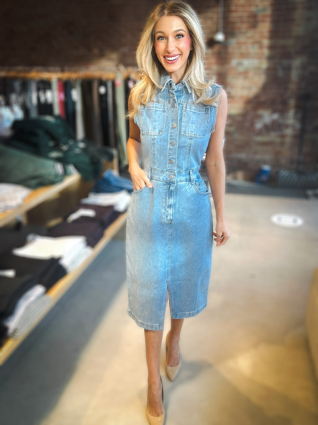 Dear John Trish Denim Dress Dear John Trish Denim Dress