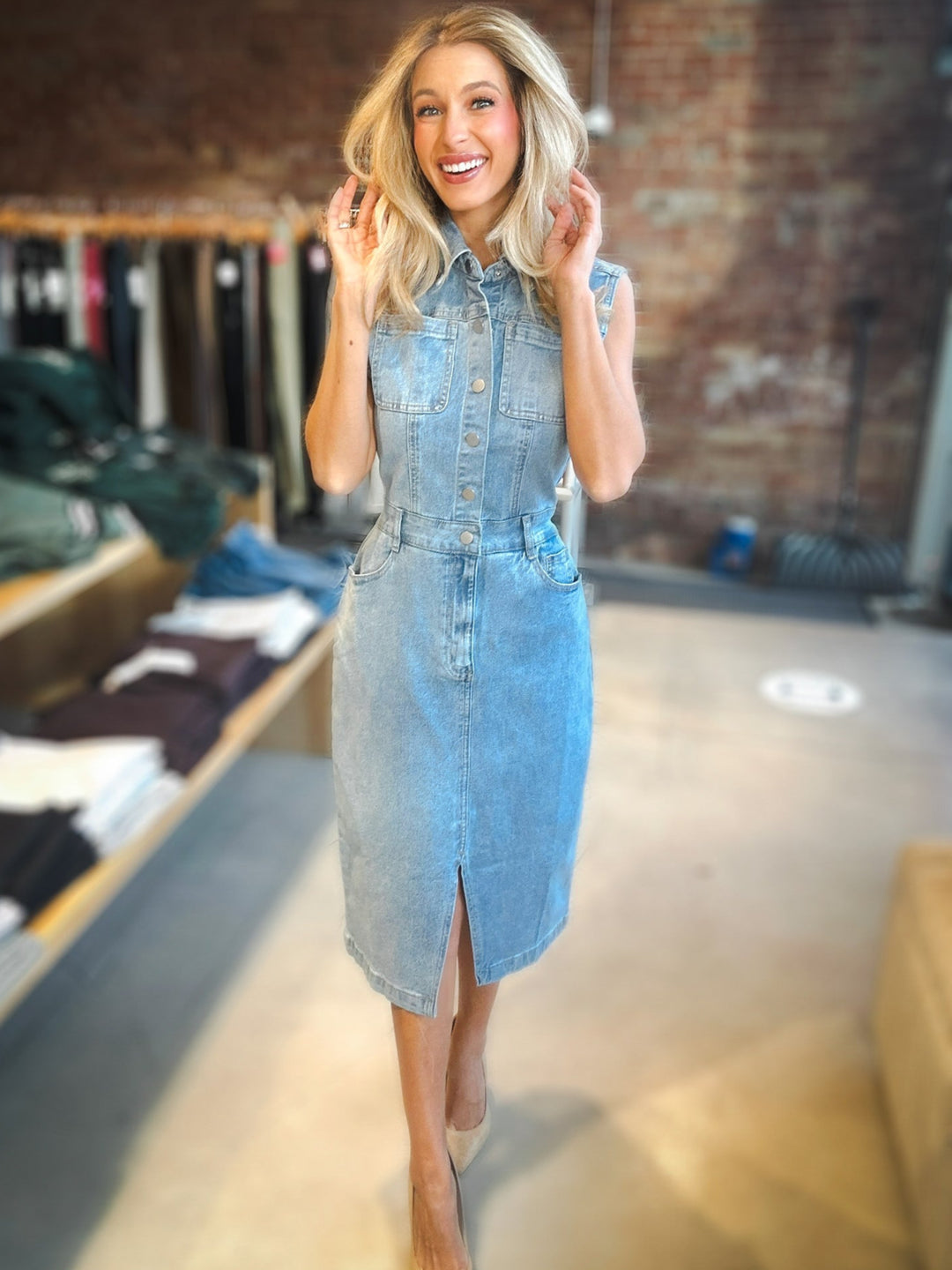 Dear John Trish Denim Dress Dear John Trish Denim Dress