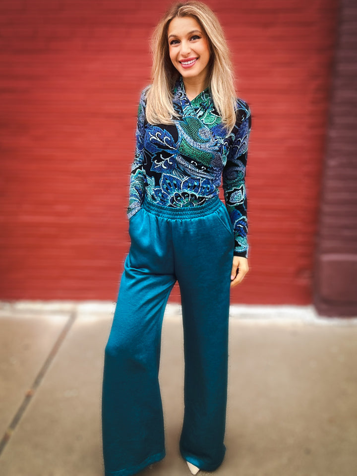 Karen Kane Flirty Florals Top