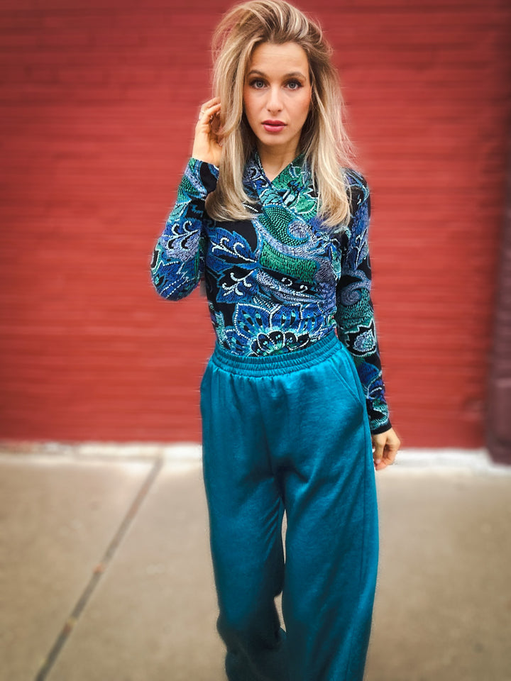 Karen Kane Flirty Florals Top