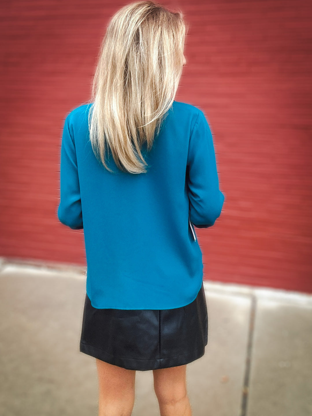 Karen Kane What's the Teal Top